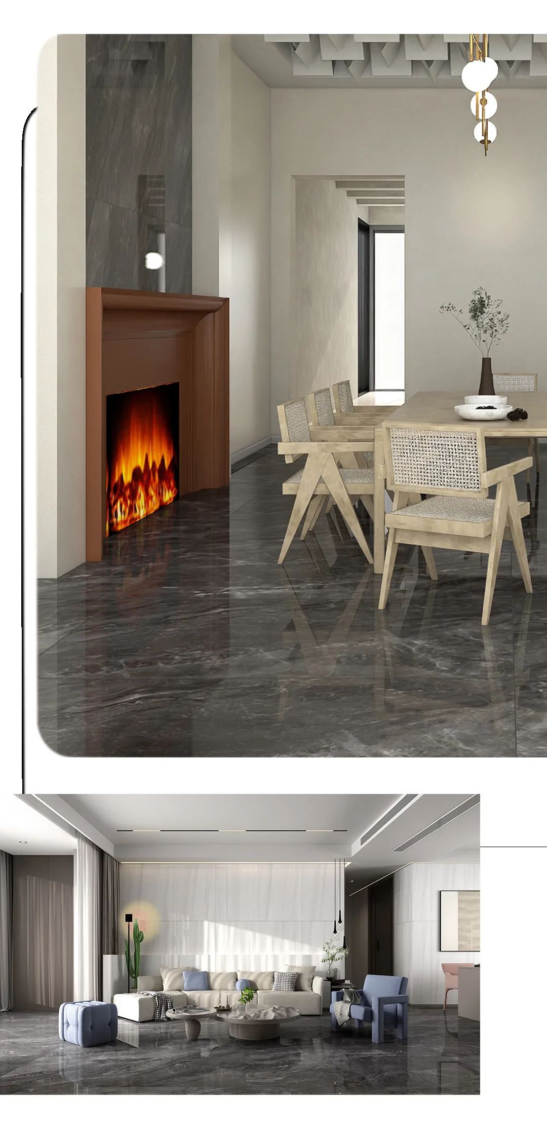 丝瓜视频免费观看900x1800mm陶瓷大板倪克斯黑装修效果图