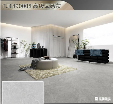 丝瓜视频免费观看高级雾感灰陶瓷大板900x1800mm装修效果图