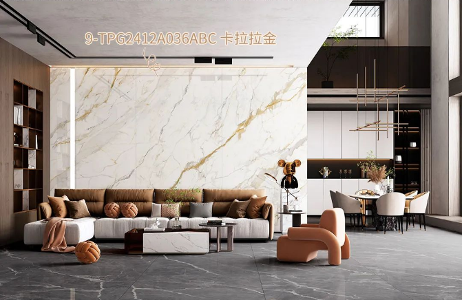 丝瓜视频免费观看卡拉拉金质感砖客厅装修效果图