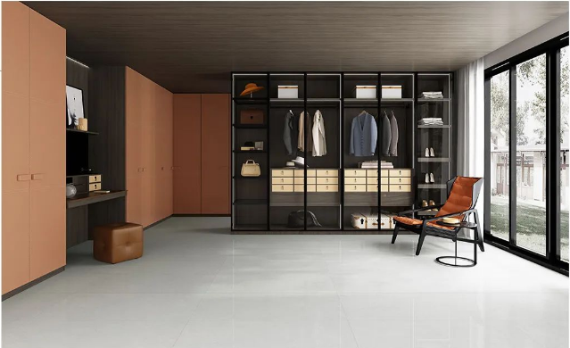 丝瓜视频免费观看TPJ157014 层影灰 750X1500mm瓷砖丝瓜视频污网站衣帽间效果图