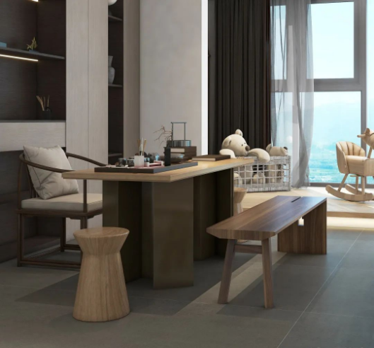 丝瓜视频免费观看质感砖干净素雅的灰色肌理办公室效果图